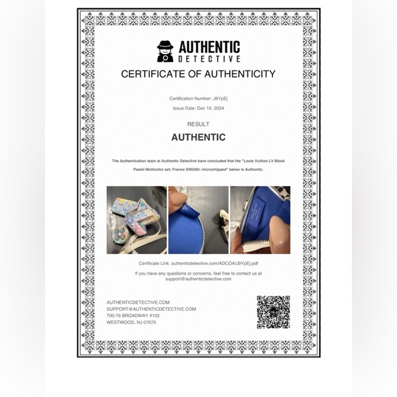 Louis Vuitton LV Block Limited Edition Monogram Pastel Multicolor with COA - Picture 10 of 10